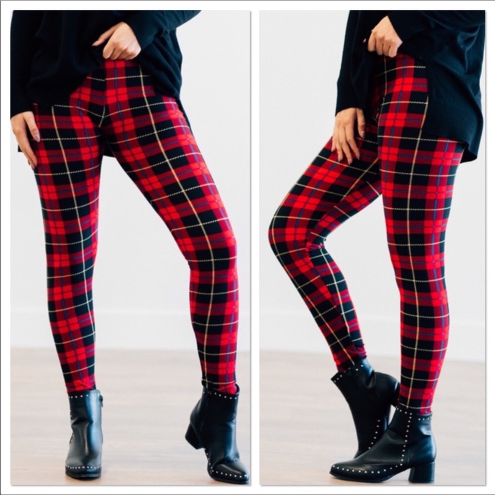 Plaid Leggings
